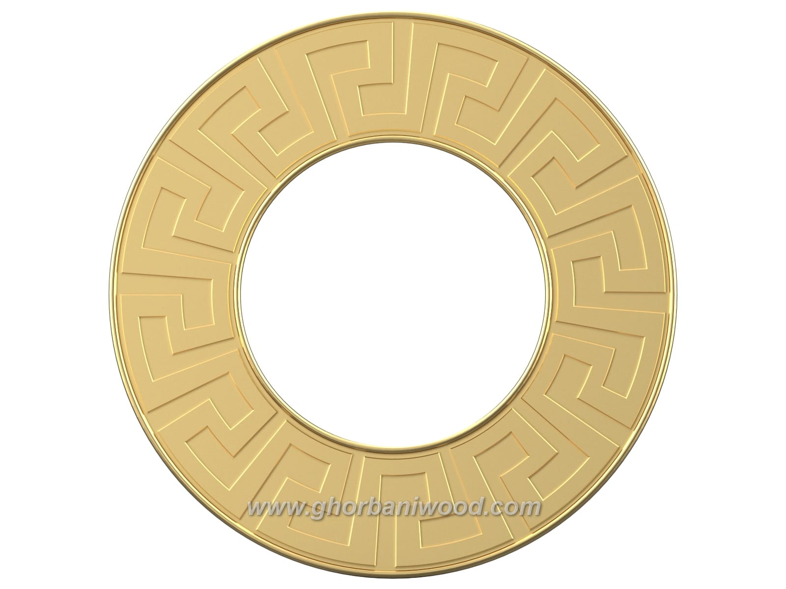 قاب آیینه نئوکلاسیک گرد