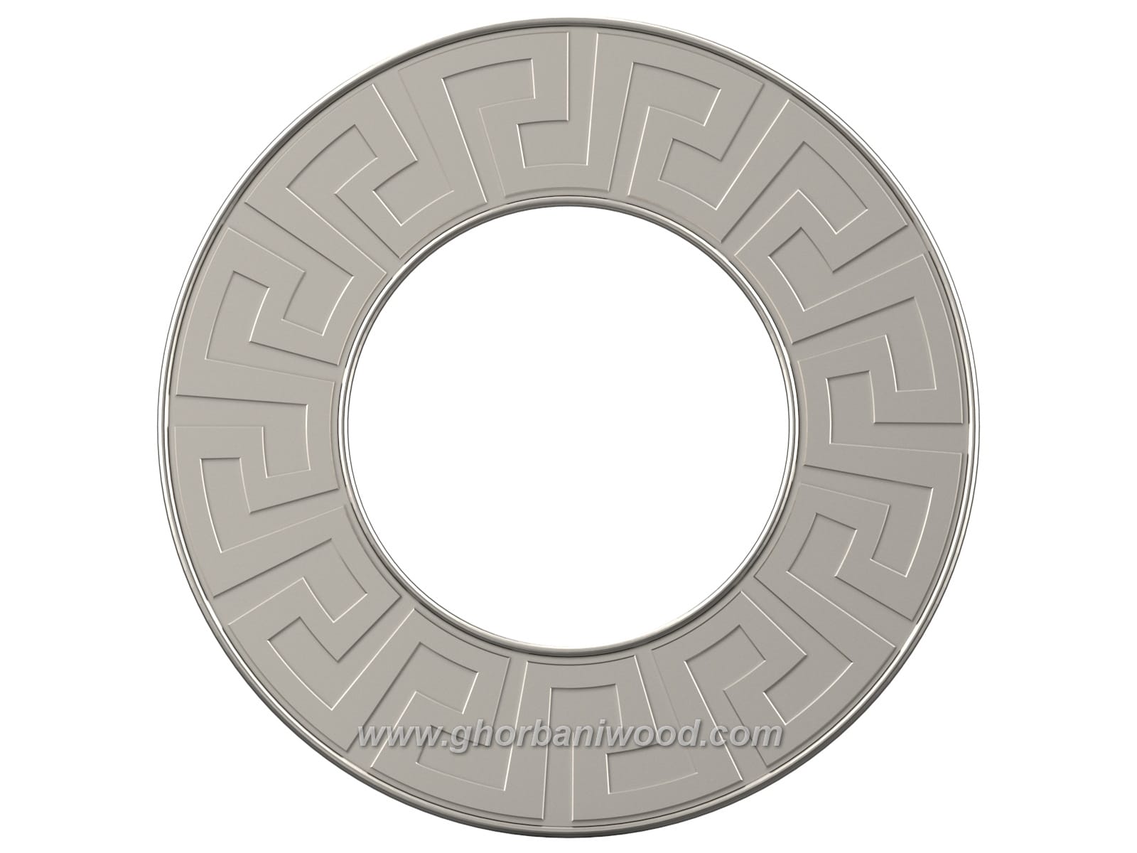 1504.4 قاب آیینه نئوکلاسیک گرد