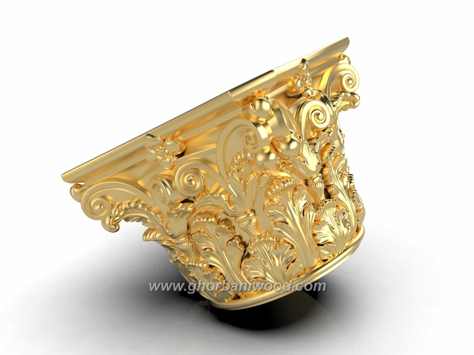 سرستون کلاسیک چوبی