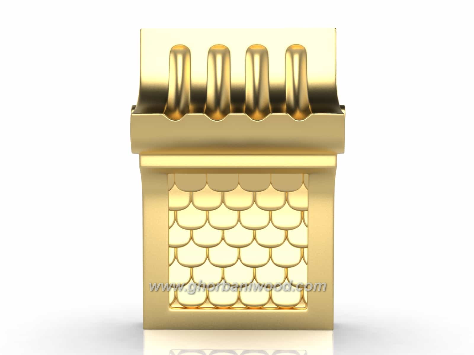 سرستون چوبی