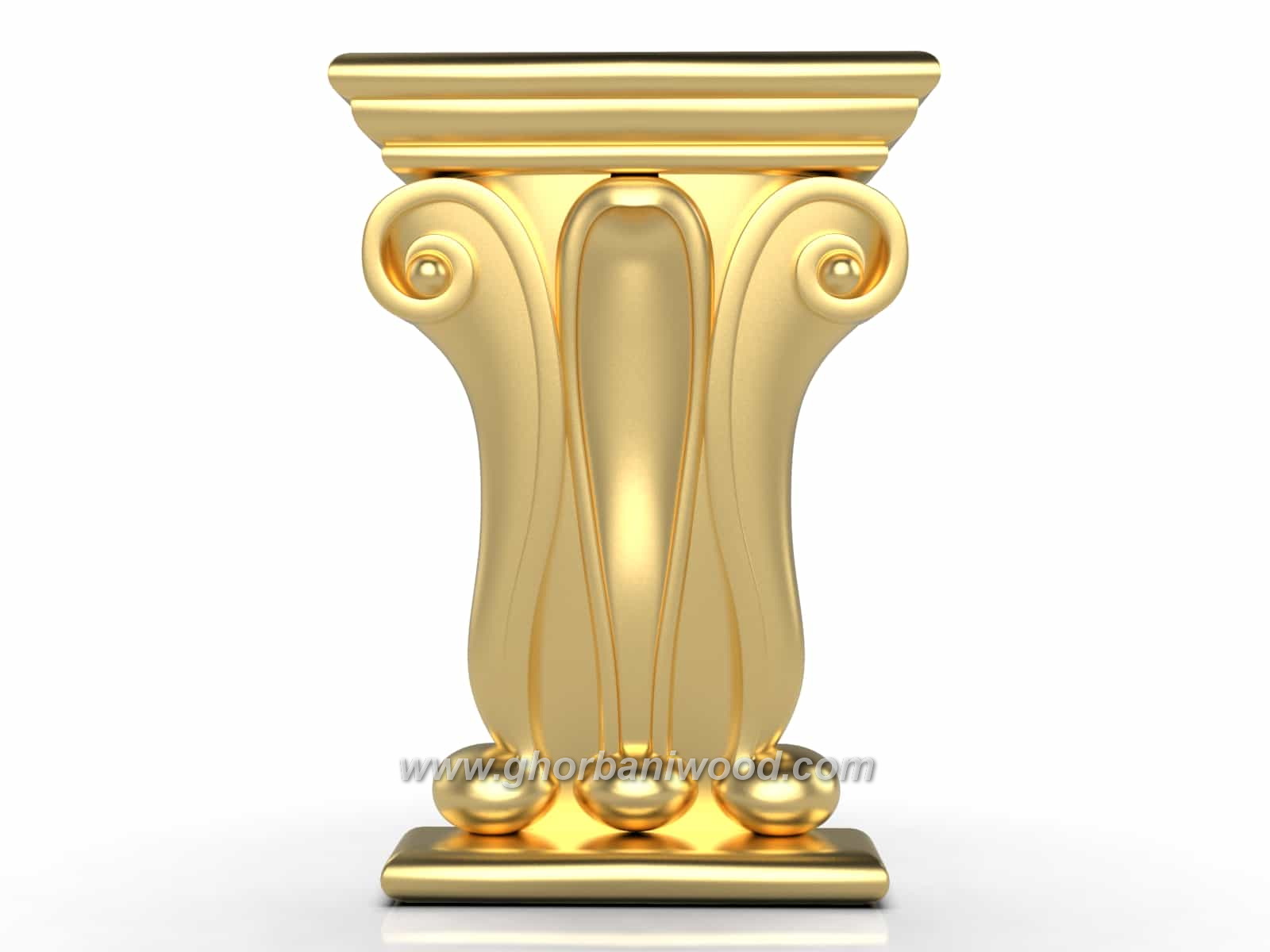 سرستون چوبی