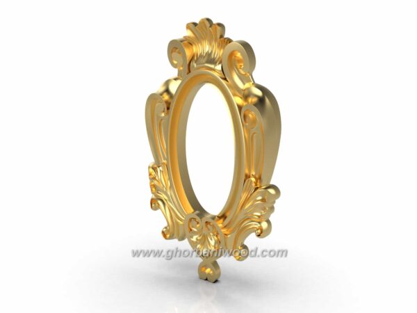 قاب آینه چوبی کلاسیک 1320