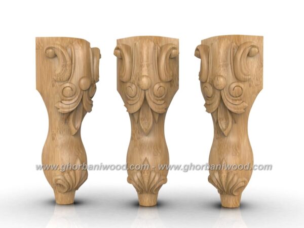 پایه چوبی کلاسیک کد 3007