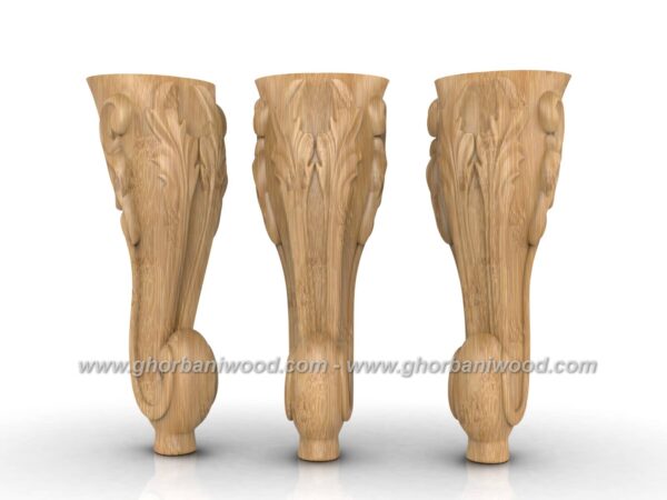 پایه میز چوبی کد 3008