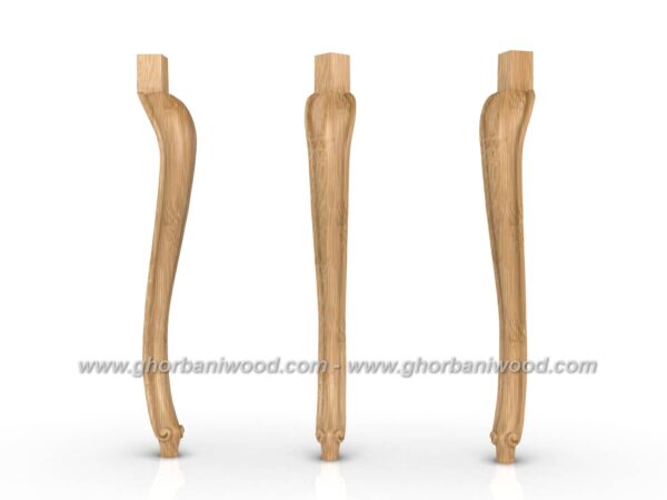 پایه میز ناهار خوری چوبی کد 3025