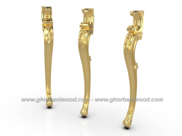 پایه میز کلاسیک چوبی 3035