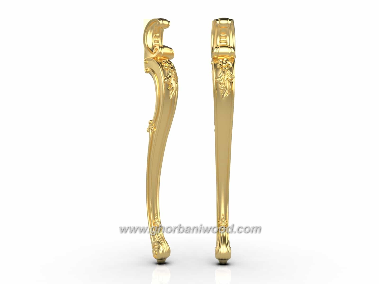 پایه میز کلاسیک چوبی کد 3035