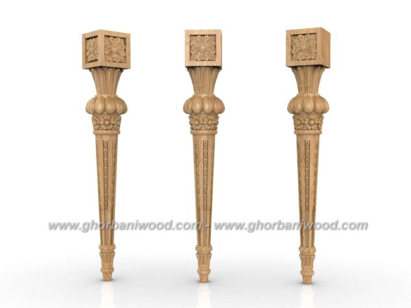 پایه چوبی میز ناهارخوری کد 3037