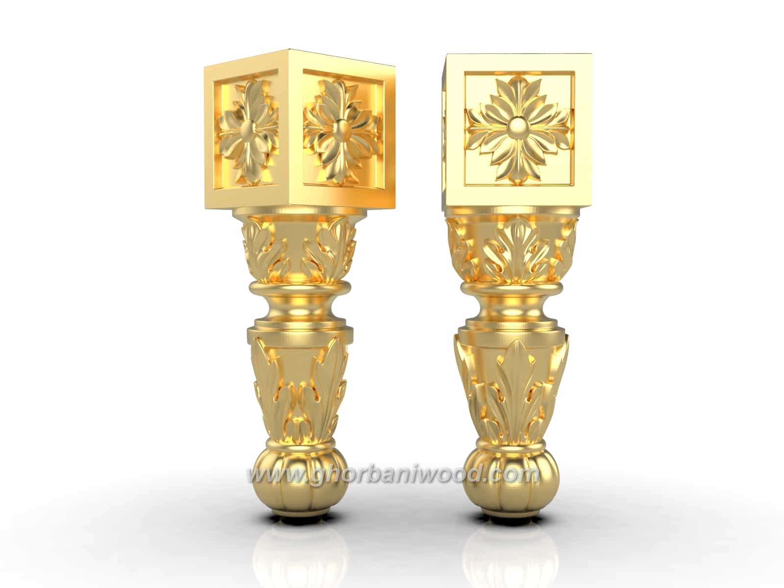 پایه چوبی کلاسیک کد 3039