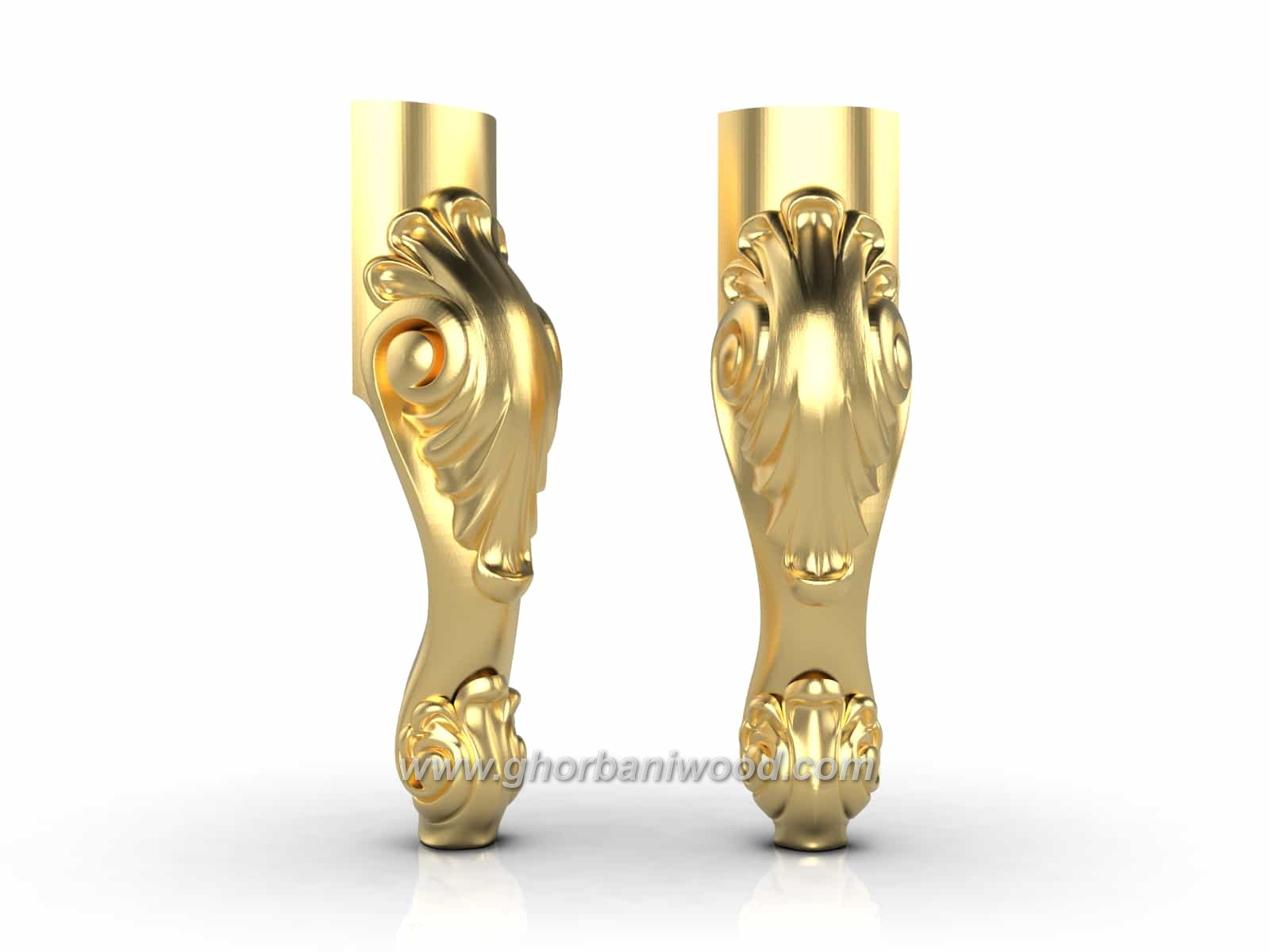 پایه مبل چوبی کلاسیک