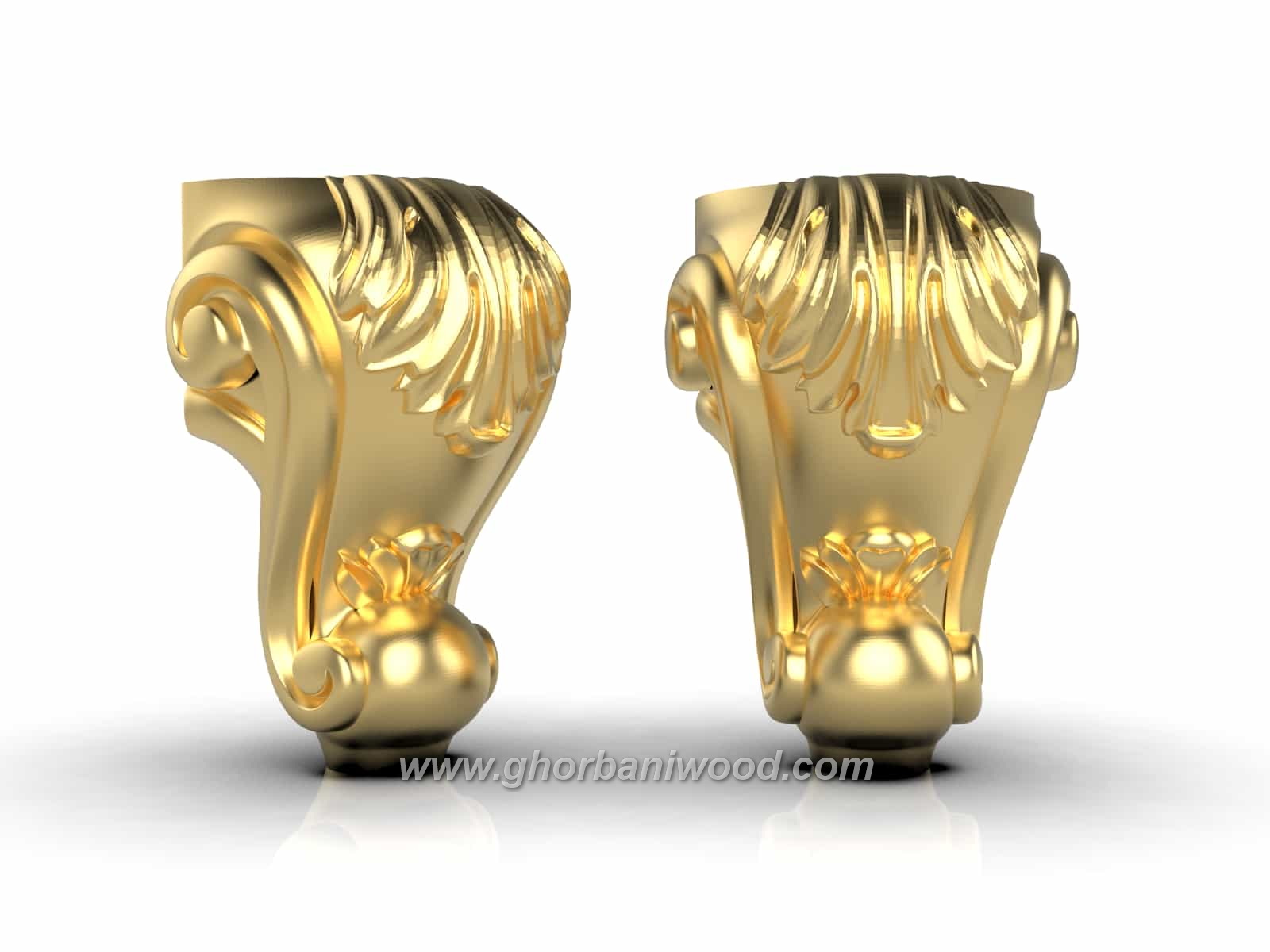 پایه کوتاه منبت