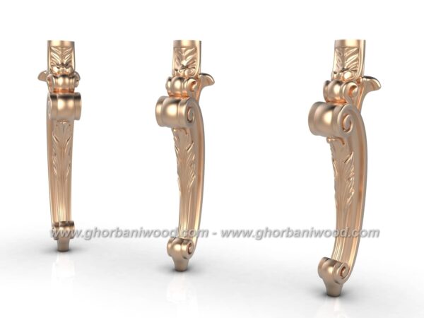 پایه چوبی میز کلاسیک 3052 - تصویر 3