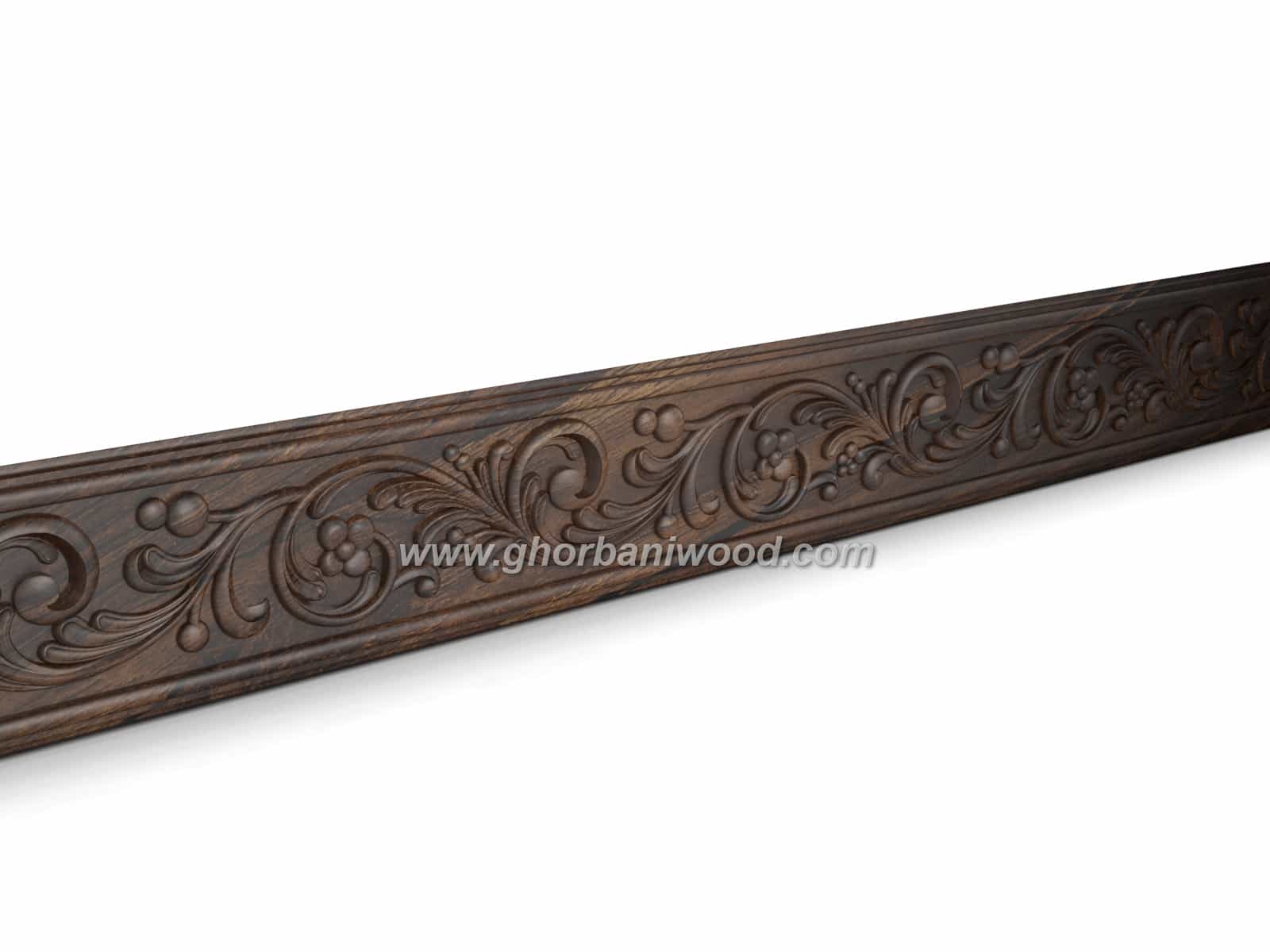 7295.5 پروفیل طرح دار چوبی