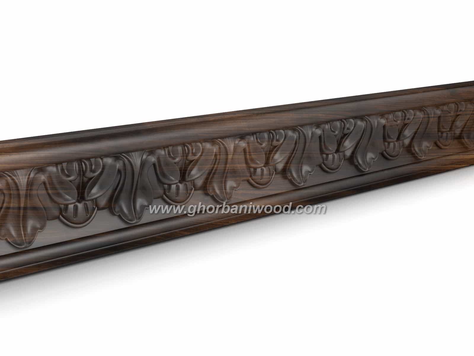 7297.5 پروفیل طرح دار چوبی