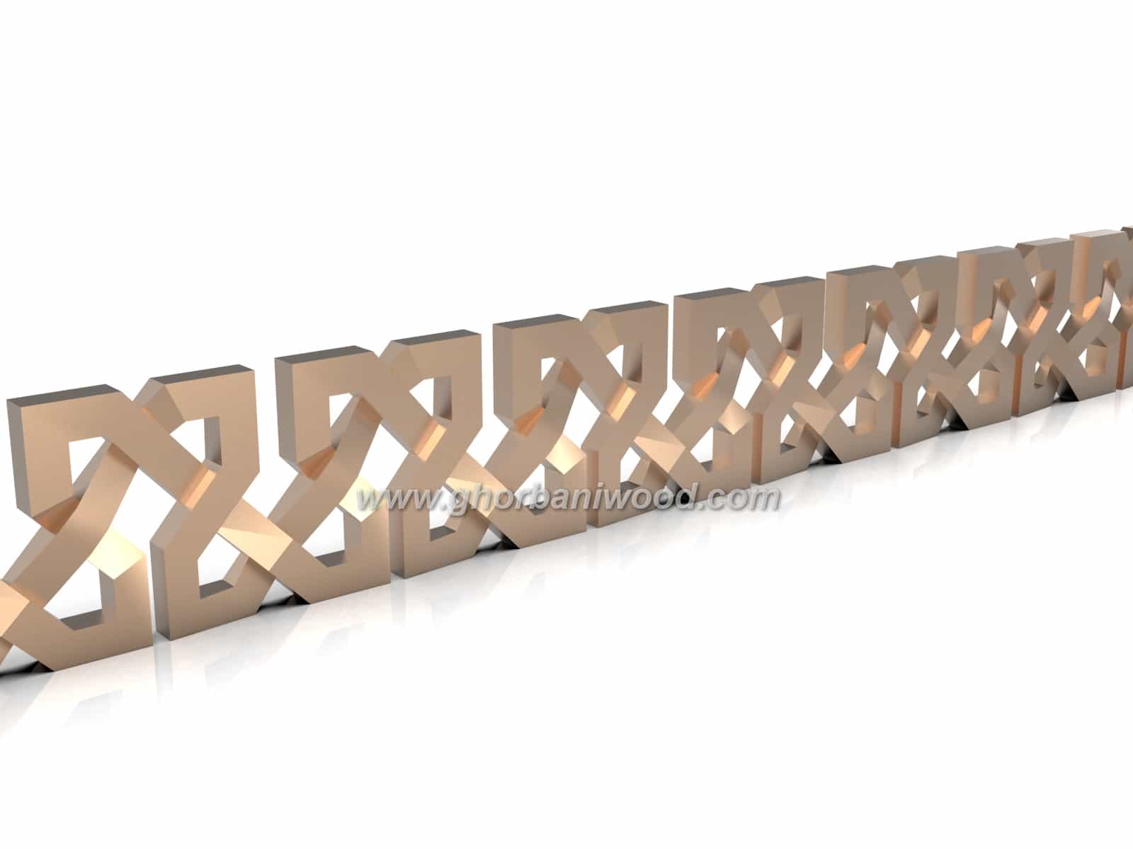 7298.3 پروفیل طرح دار چوبی