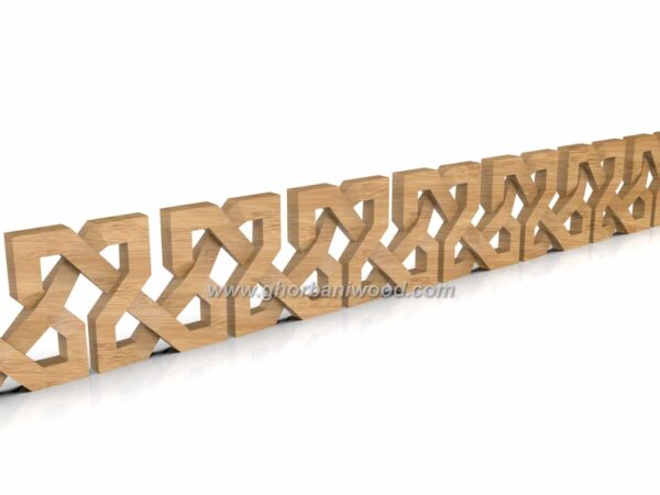 پروفیل چوبی منبت تزئینی کد 7298