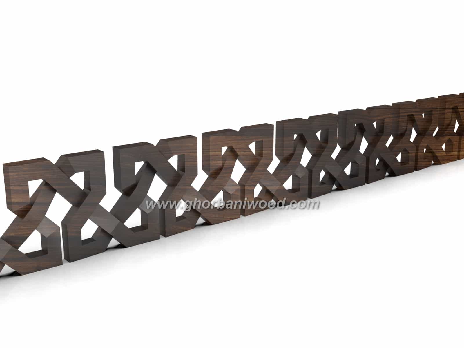 7298.5 پروفیل طرح دار چوبی