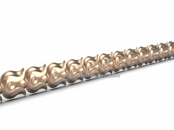زهوار چوبی روی درب 7408 - تصویر 3