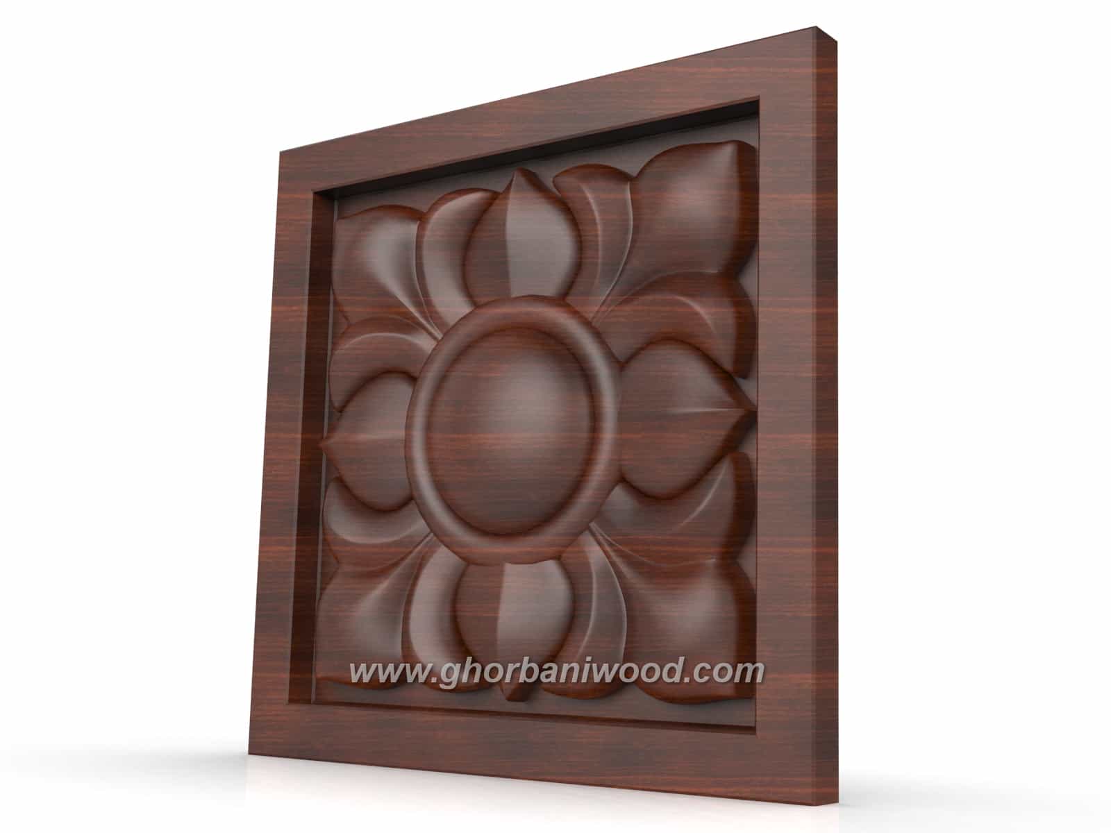 5038.5 گل منبت چهارگوش کد 5038