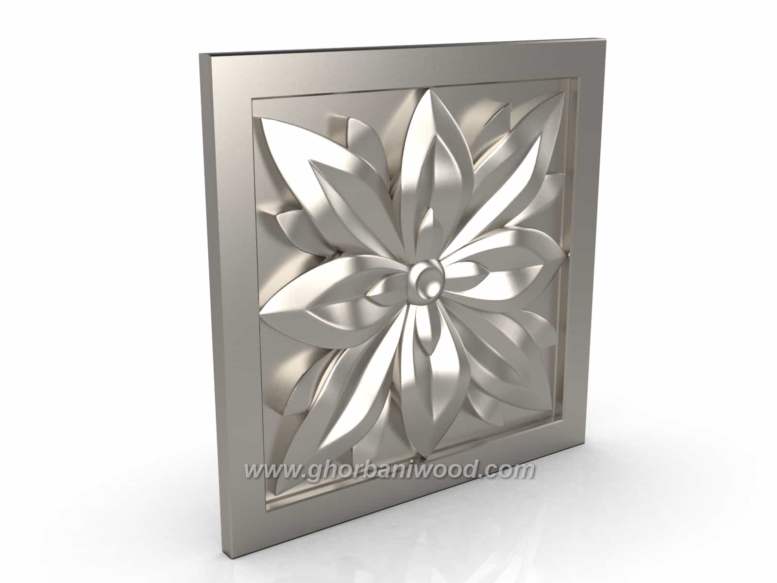 5041.2 گل منبت چهارگوش کد 5041