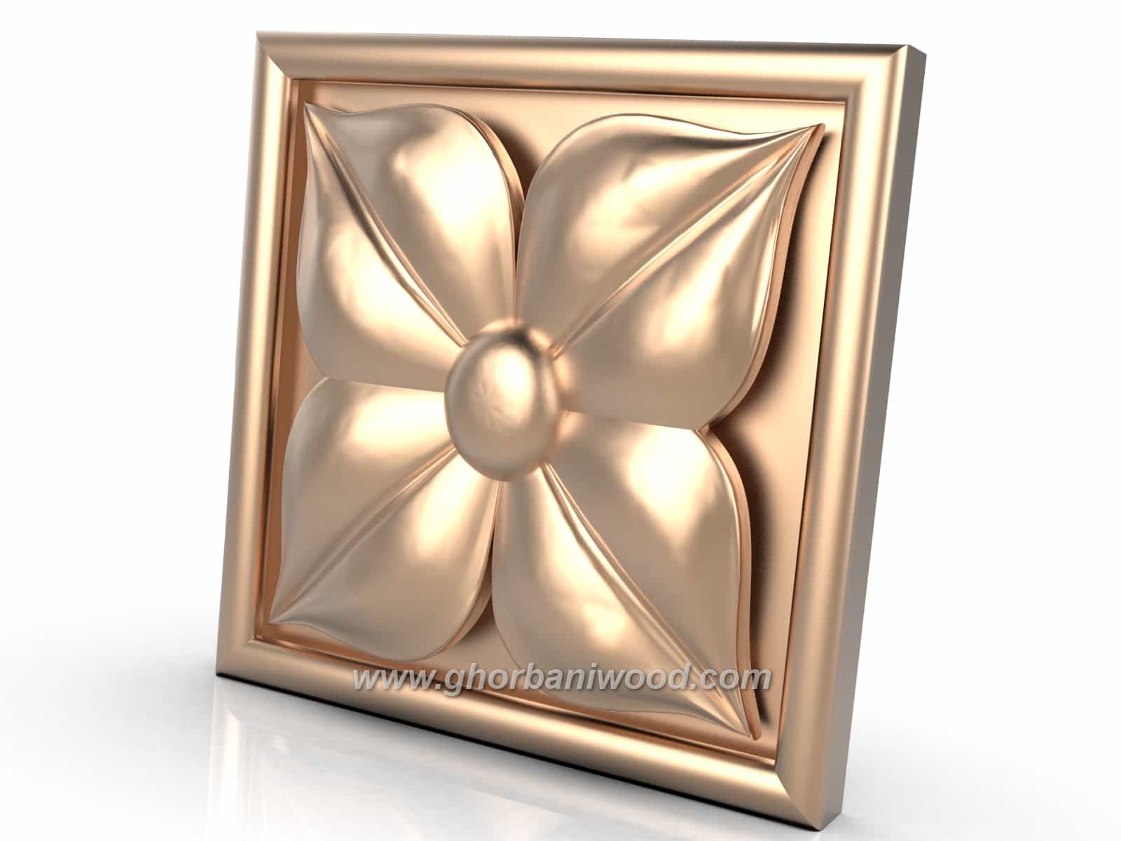 گل منبت چهارگوش کد 5051