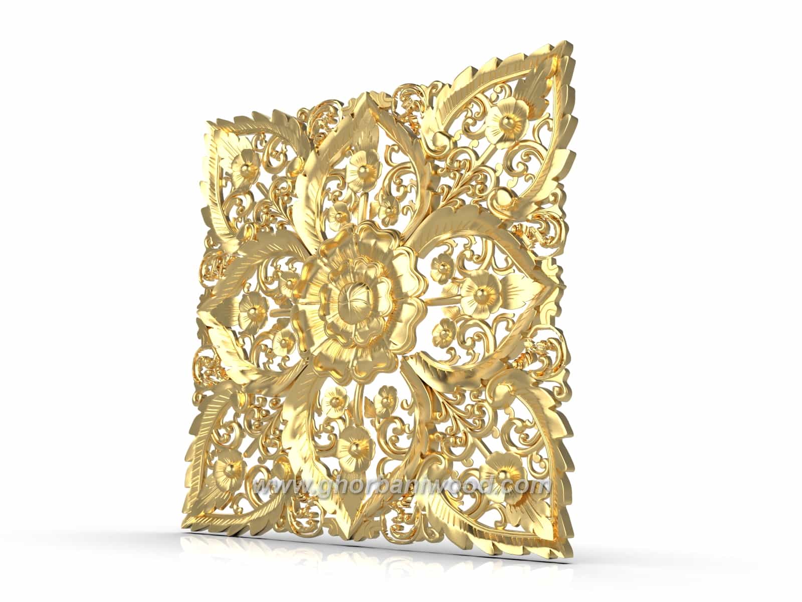 گل منبت چهارگوش کد 5063