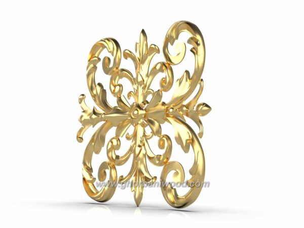 گل منبت دکوری چهارگوش کد 5072