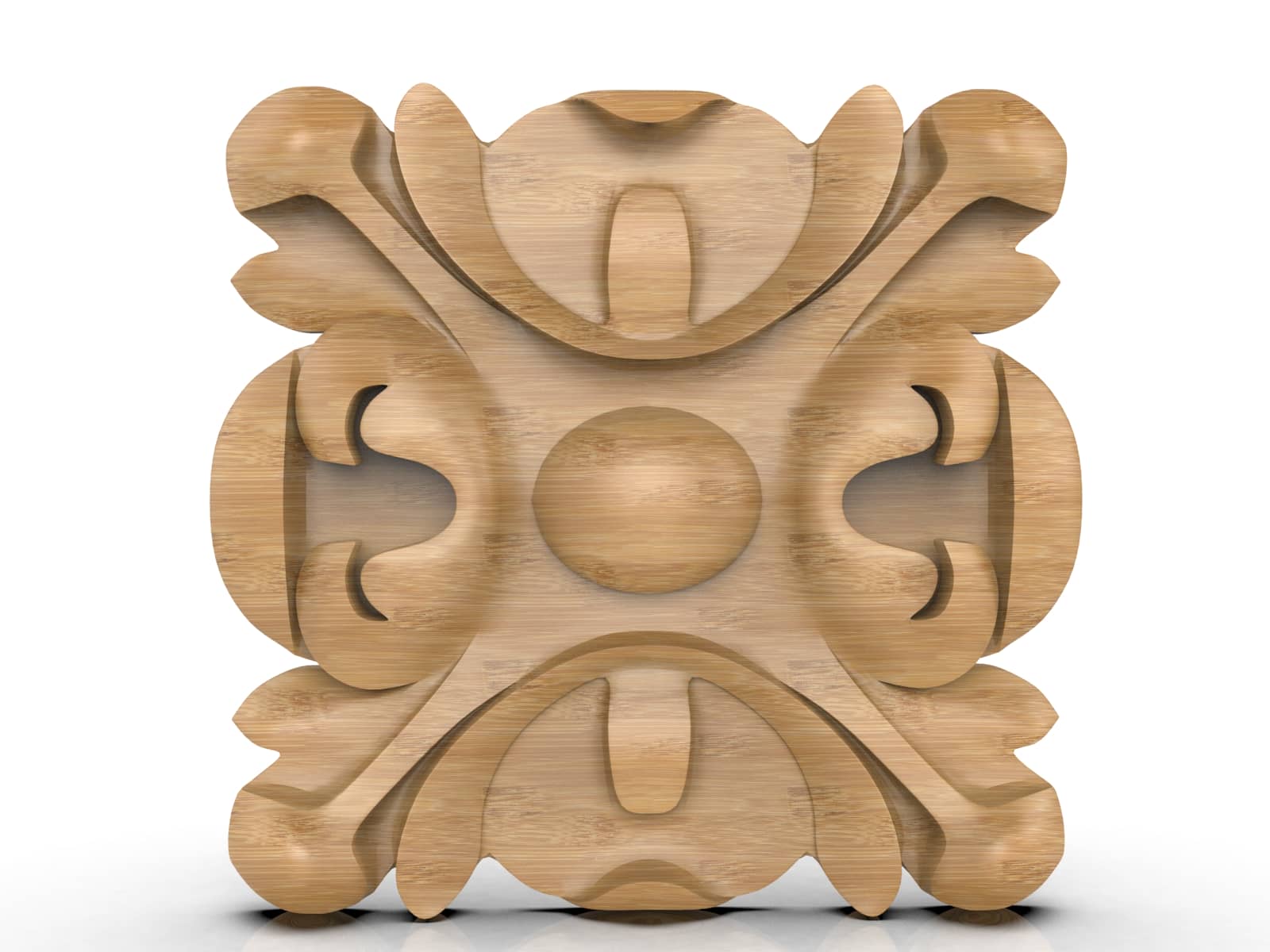 گل منبت کلاسیک چوبی