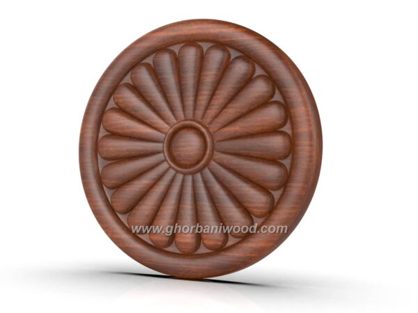 گل منبت دکوراتیو گرد 5205 - تصویر 5