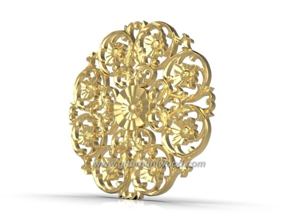 خرید منبت چوب دایره 5236 - تصویر 2