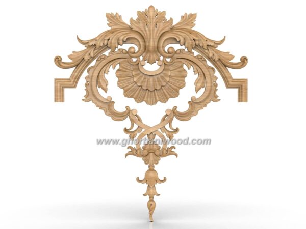 قاب بندی دکوری درب چوبی کد 6301