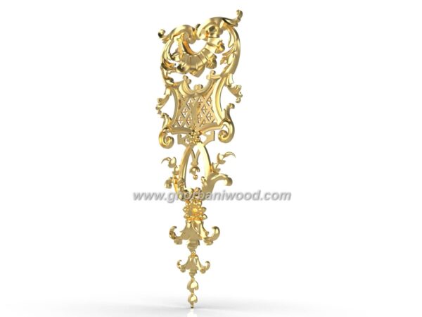 دکوری درب کلاسیک 6335 - تصویر 2