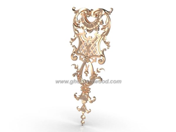 دکوری درب کلاسیک 6335 - تصویر 4