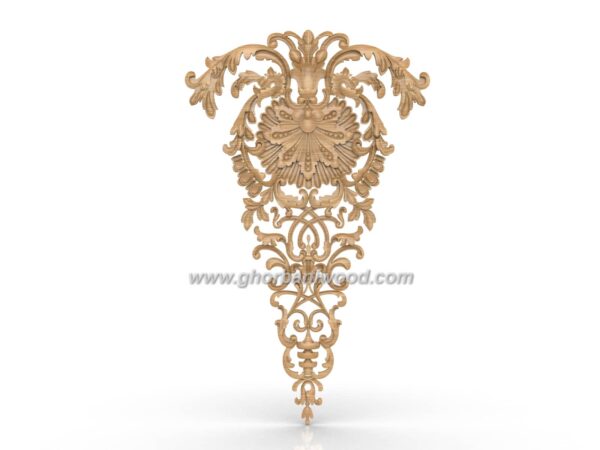 منبت چوبی قاب بندی دیوار 6338