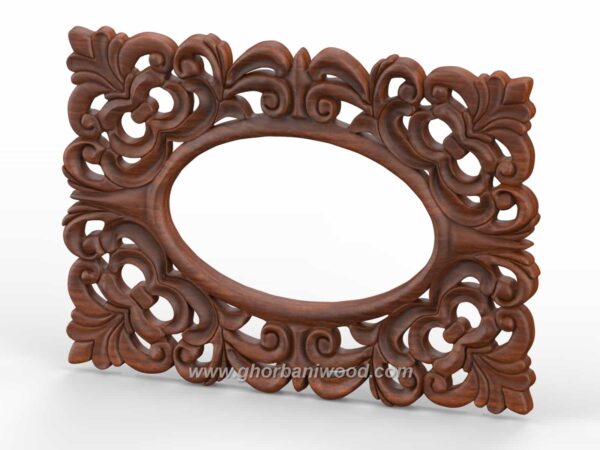 قاب عکس منبت کاری چوبی 1031 - تصویر 5