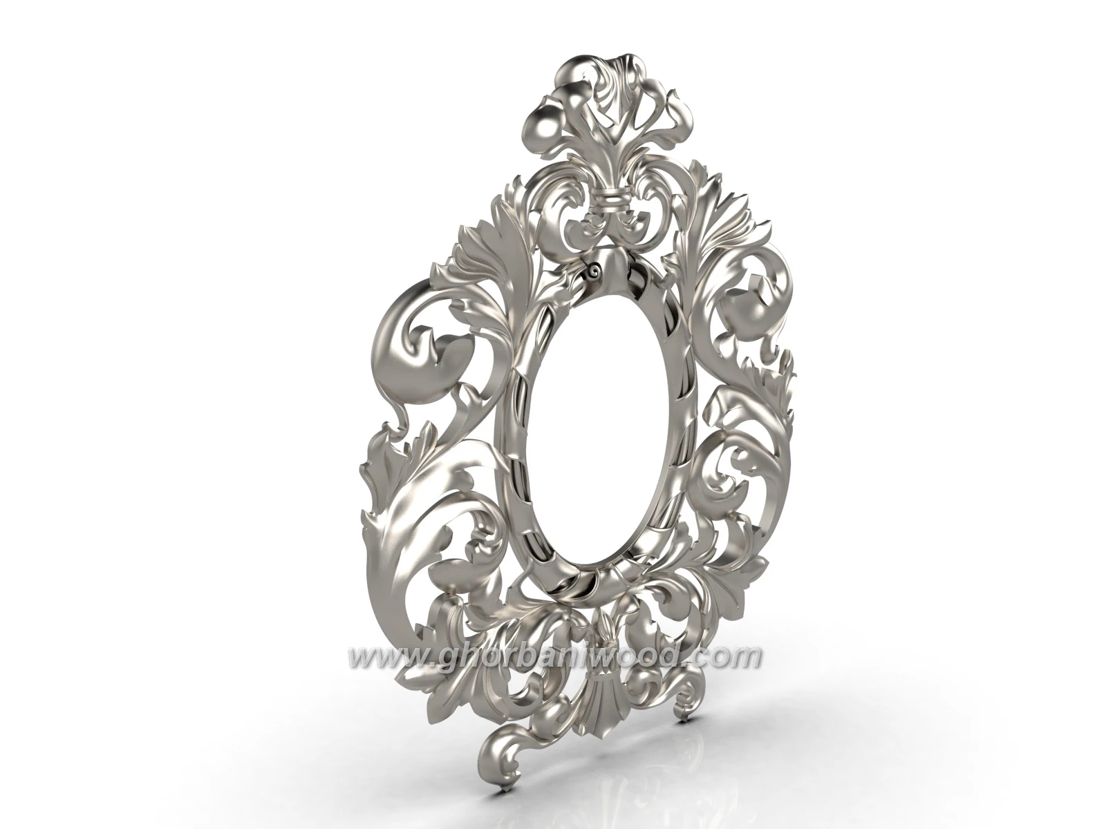 قاب آینه چوبی 1313 - تصویر 3