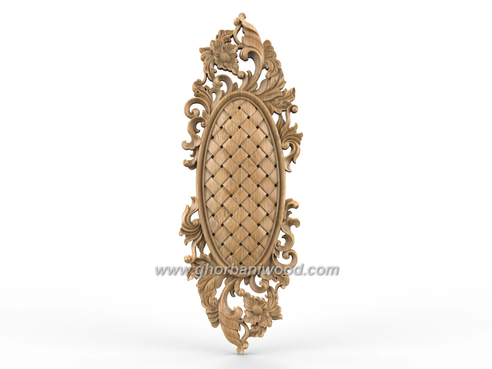 دکوری عمودی چوبی 6050