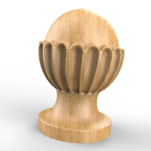 گل منبت کله کاجی چوبی