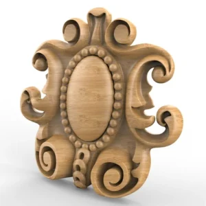 گل منبت چوبی